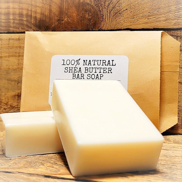 All Natural Scented/Unscented Shea Butter Bar Soap-Dye Free & Eco Friendly-Plastic Free Packaging-Great Gift 4 Any Occasion! 4 Senitive skin