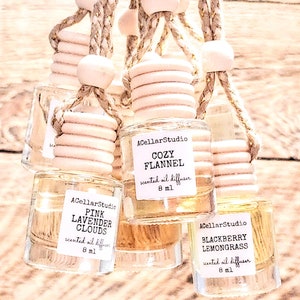 Car Air Freshener, Car Oil Diffuser, Hanging Car Freshener, New Car Gift, Hanging Car Diffuser, Car Accessories, Car Freshies, 55+ Scents!