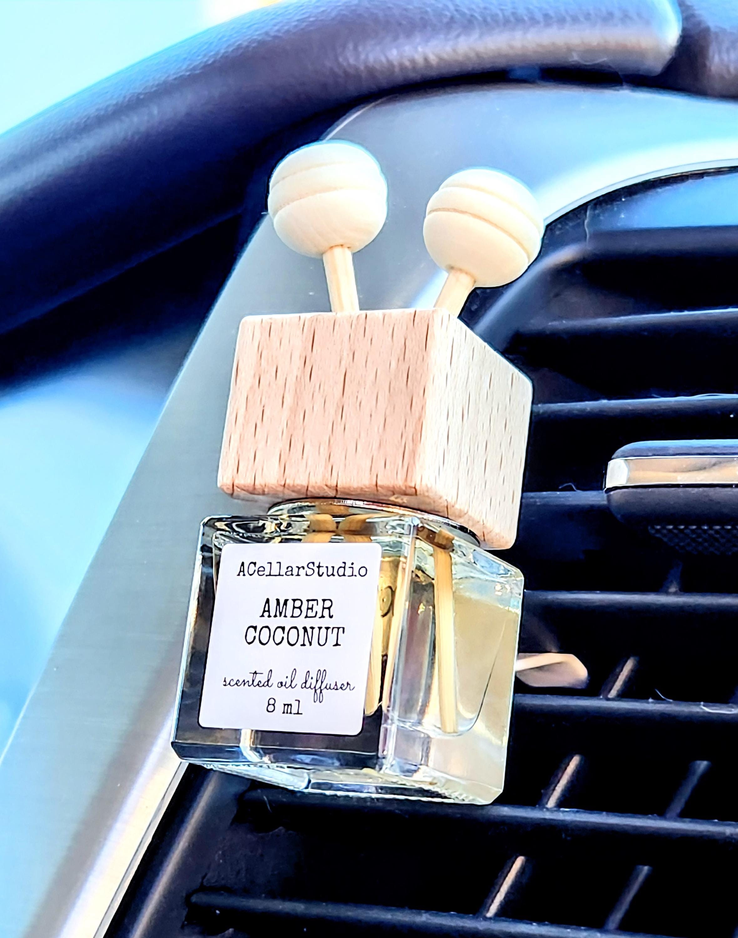 Vent Clip Car Oil Diffuser - Car Air Freshener - Scented Oil Diffusers - New Car Gift Accessory - Refills Available - 55+ Scents