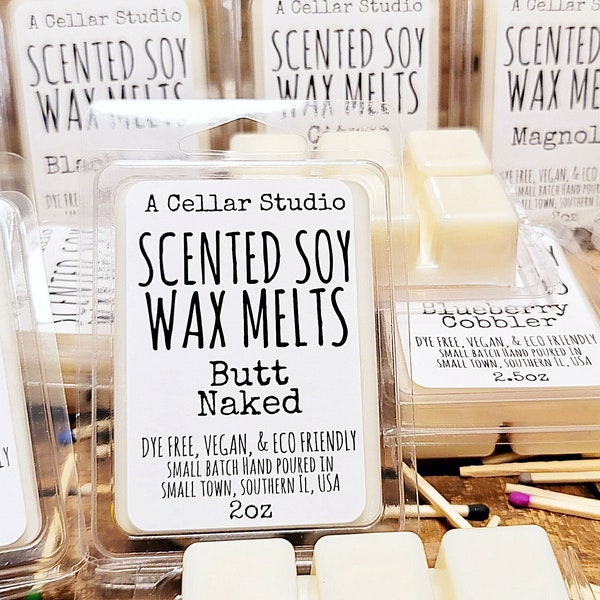 Soy Wax Melts-Choose scent, 30 Scents! Hand Poured Small Batch Scented Wax Tarts, Air Freshers, Dye Free, Vegan, Eco Friendly, Great Gift!