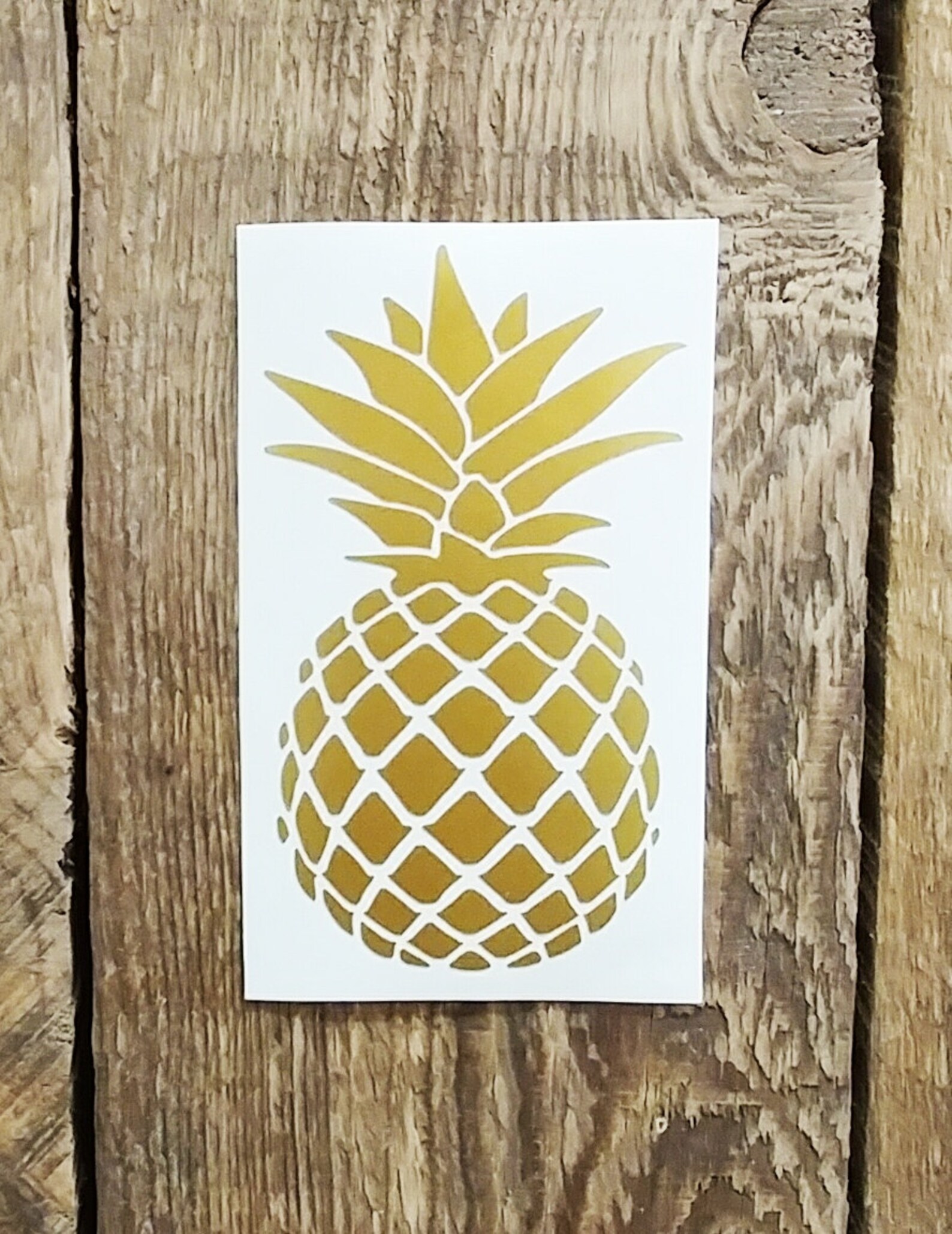 Pineapple Vinyl Decal Stickercustom Decalcustom Vinyl Etsy