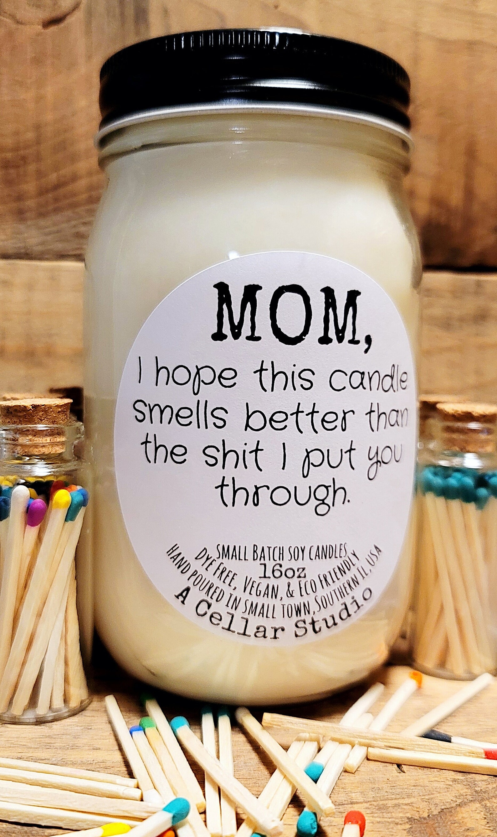 Funny Soy Candle momi Hope This Candle Smells Better Etsy
