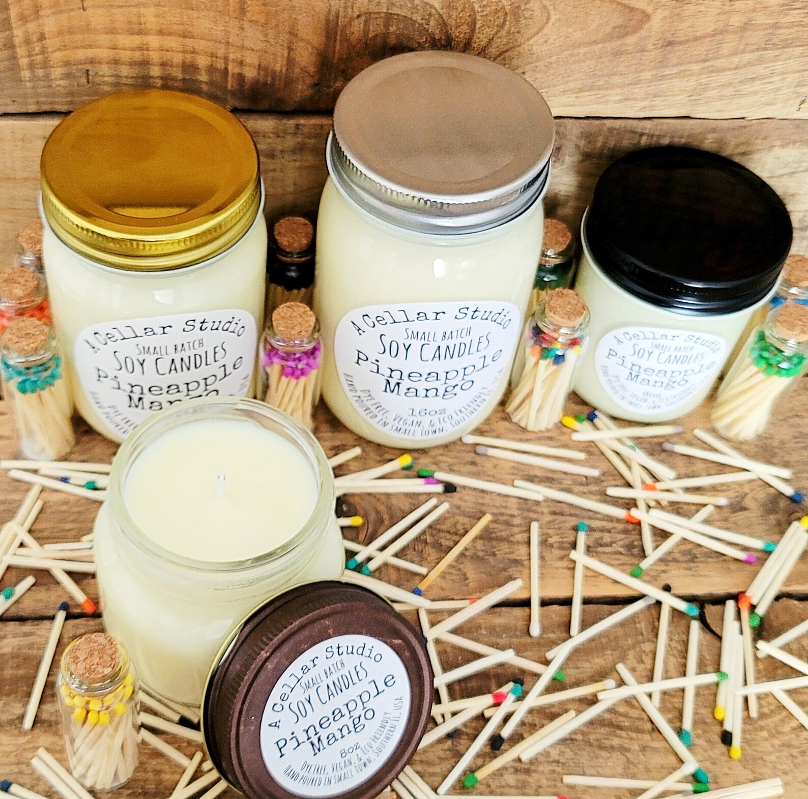 Soy Candles/Wax MeltsPINEAPPLE MANGOHand Poured Small Batch Etsy