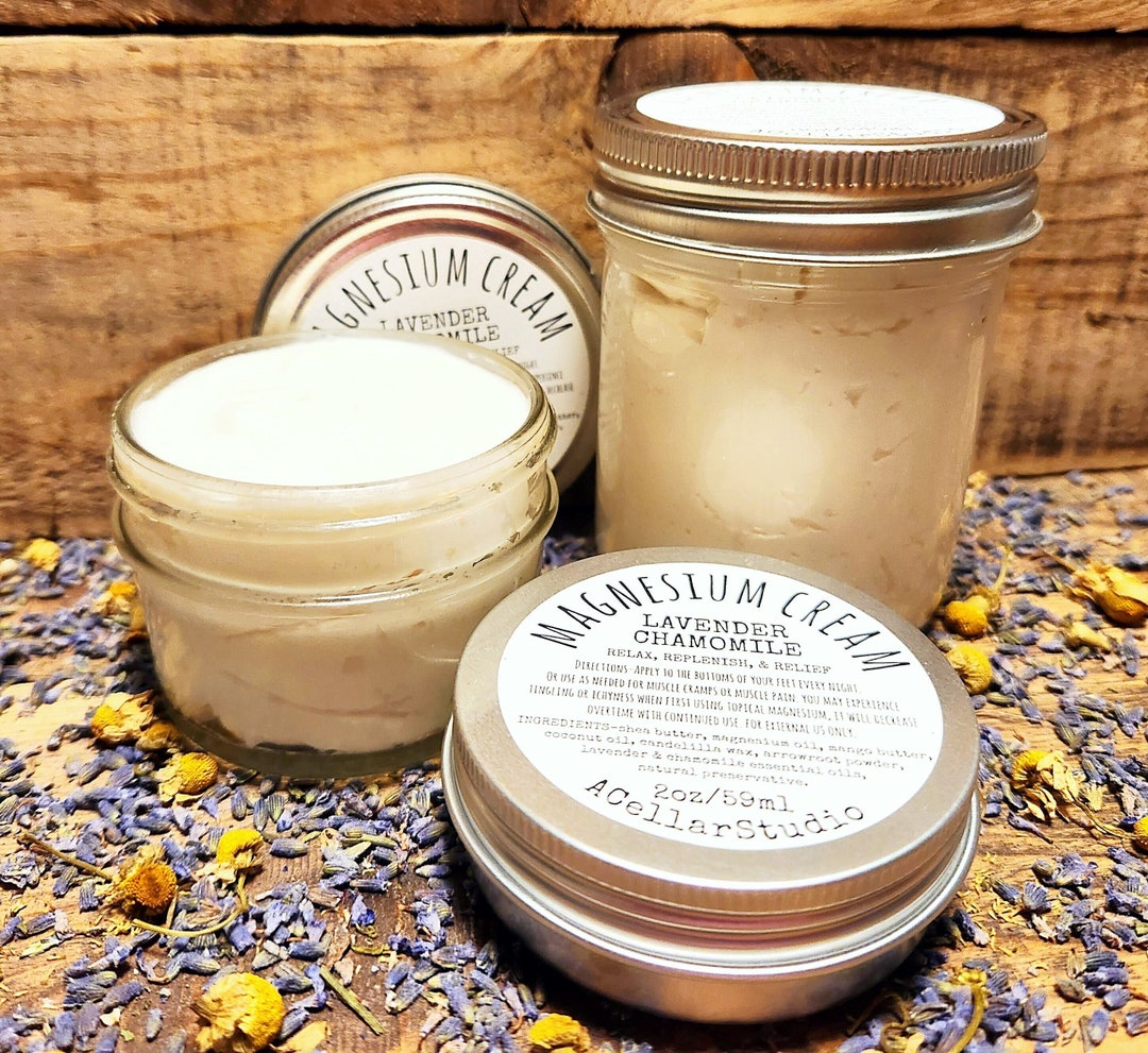 Magnesium Cream, Transdermal Topical Magnesium Butter/lotion ,relax