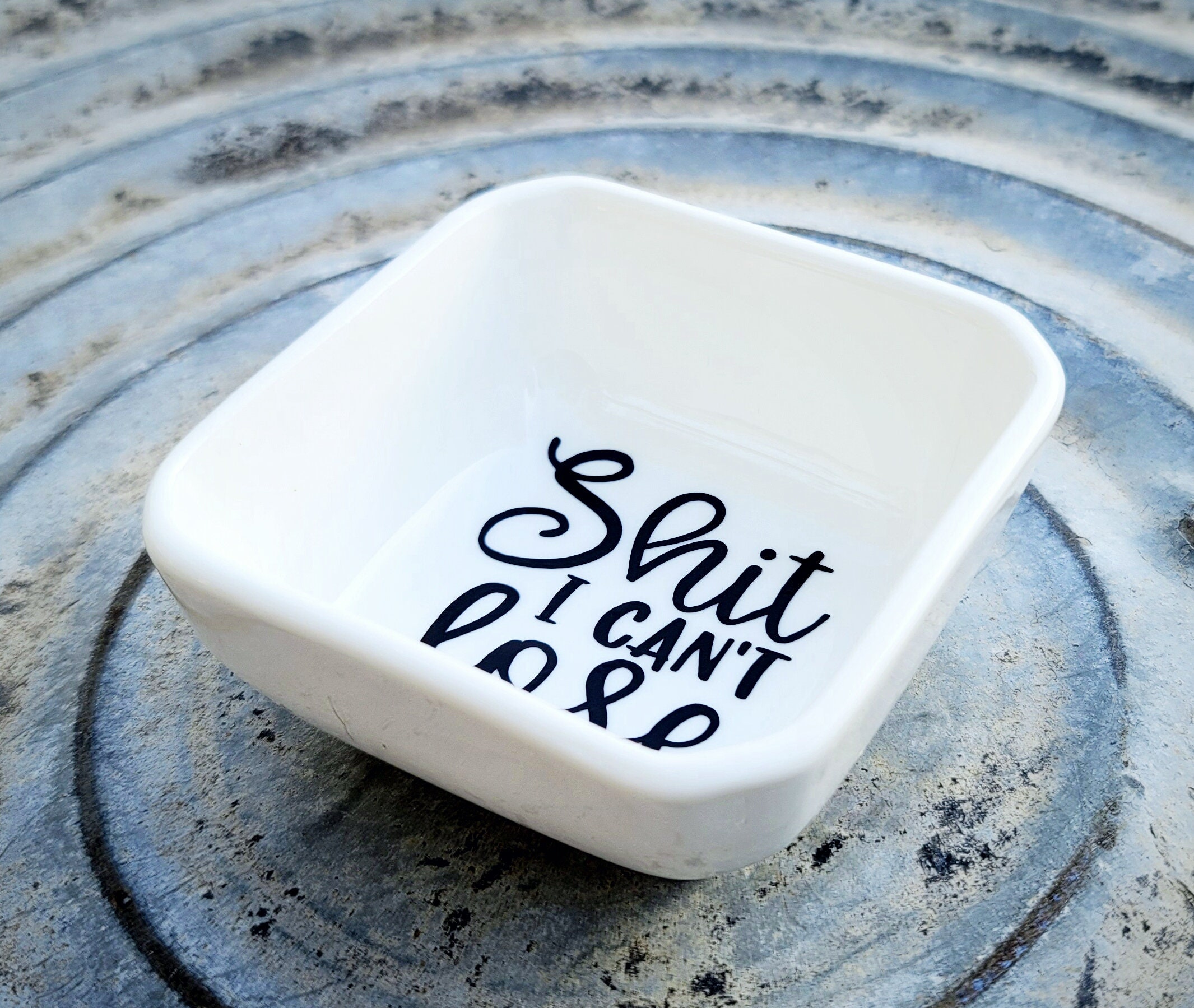 Personalized Ring Dish Car Keys Holder Ring Holder Bride to Be Ring Tray Jewelry Dish Shit I Can\u2019t Lose Ring holder