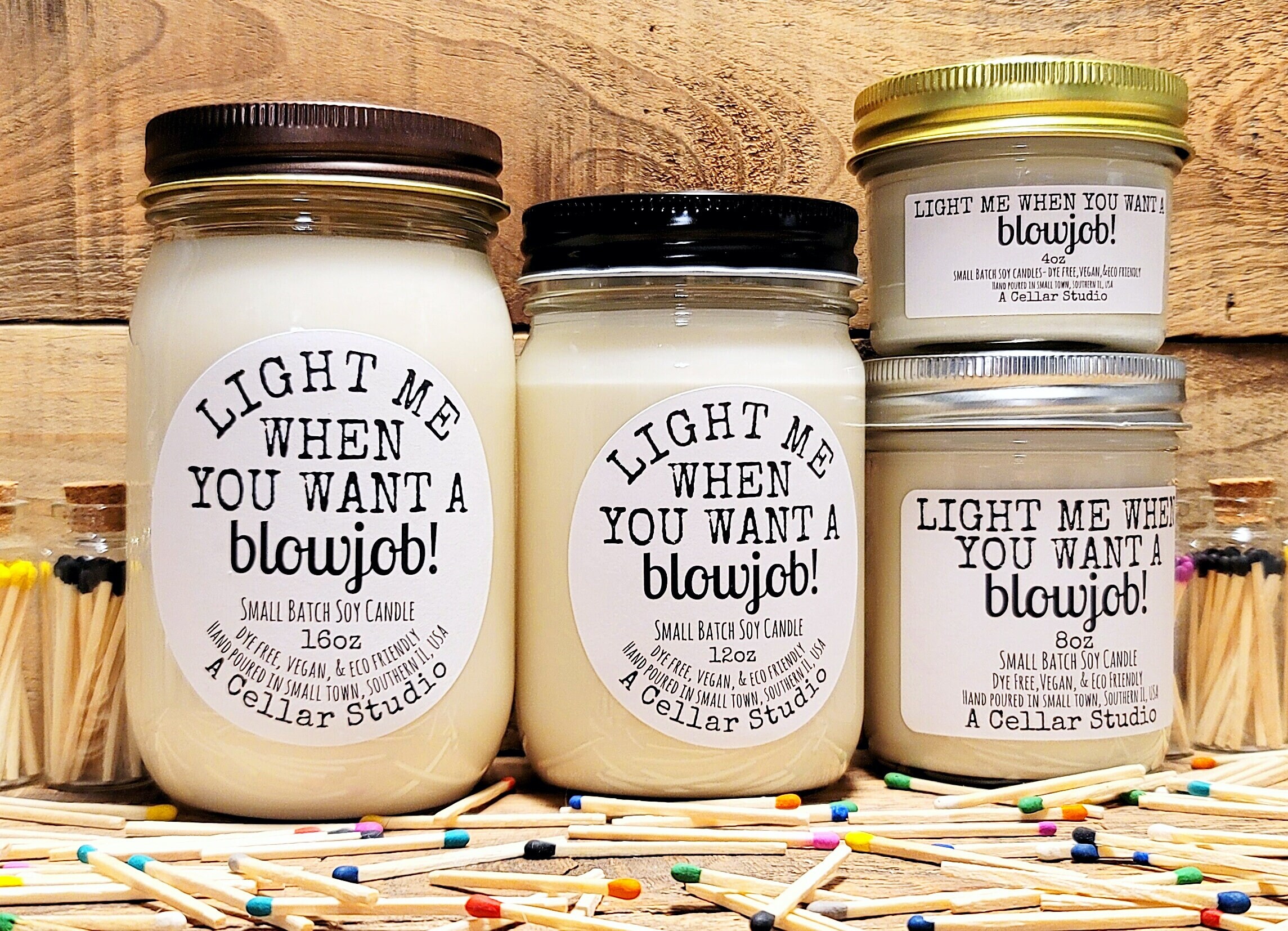 Couple Nude Beach Blowjob - Funny Scented Soy Candles light Me When You Want a - Etsy