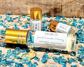 Perfume Oil, Roll on Perfume, 65+ Scents to choose from! Glass & Gold Roller Ball Bottle, 10ml Size, Pocket Size Perfume, Great Gift!