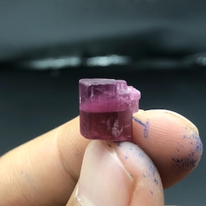 Natural Ruby Lite Tourmaline Crystal - 1.46 grams - Rough Specimen