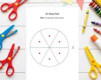 Scissor Skills for Toddlers | Learn to Cut Practice | Preschool Fine Motor PDF