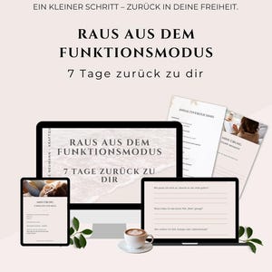 Arbetsbok för att bryta dig loss från funktionellt läge | 7 dagar av klarhet, självreflektion och egenvård | Miniövningar | Digital PDF