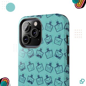 Hazbin Hotel Vox Pattern Tough Phone Case, Durable Phone Cover