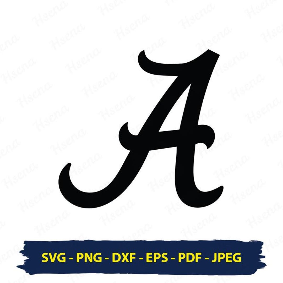 Alabama Svg File, Alabama Png, Silhouette, Alabama a Letter, Logo ...