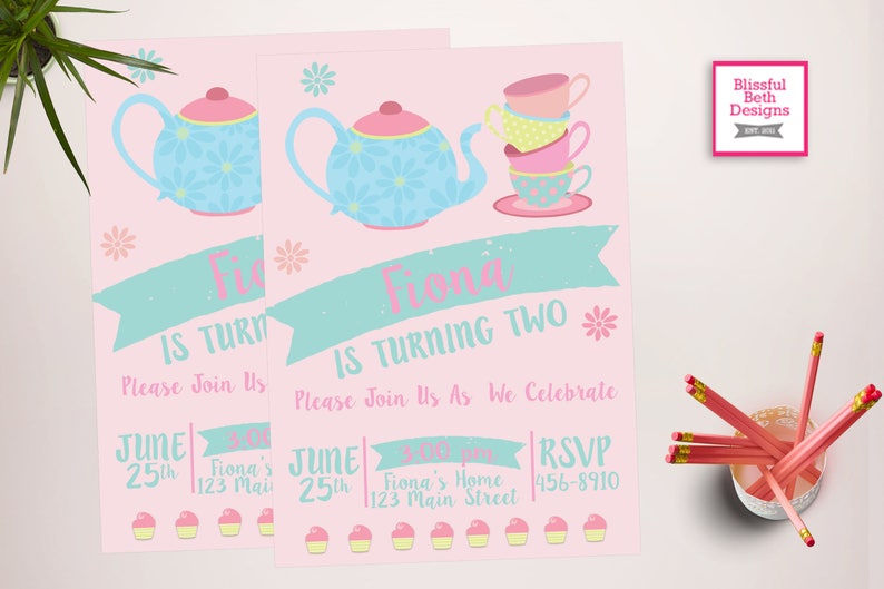 TEA Occasion INVITATION, Tea Occasion Birthday Invite, Printable Tea Celebration, Shabby Stylish Tea Celebration Invitation, Par-tea Invitation, Tea Par-tea image about Printable Tea Party Invitations titled TEA Bash INVITATION, Tea Bash Birthday Invite, Printable Tea Bash, Shabby Stylish Tea Get together Invitation, Par-tea Invitation, Tea Par-tea