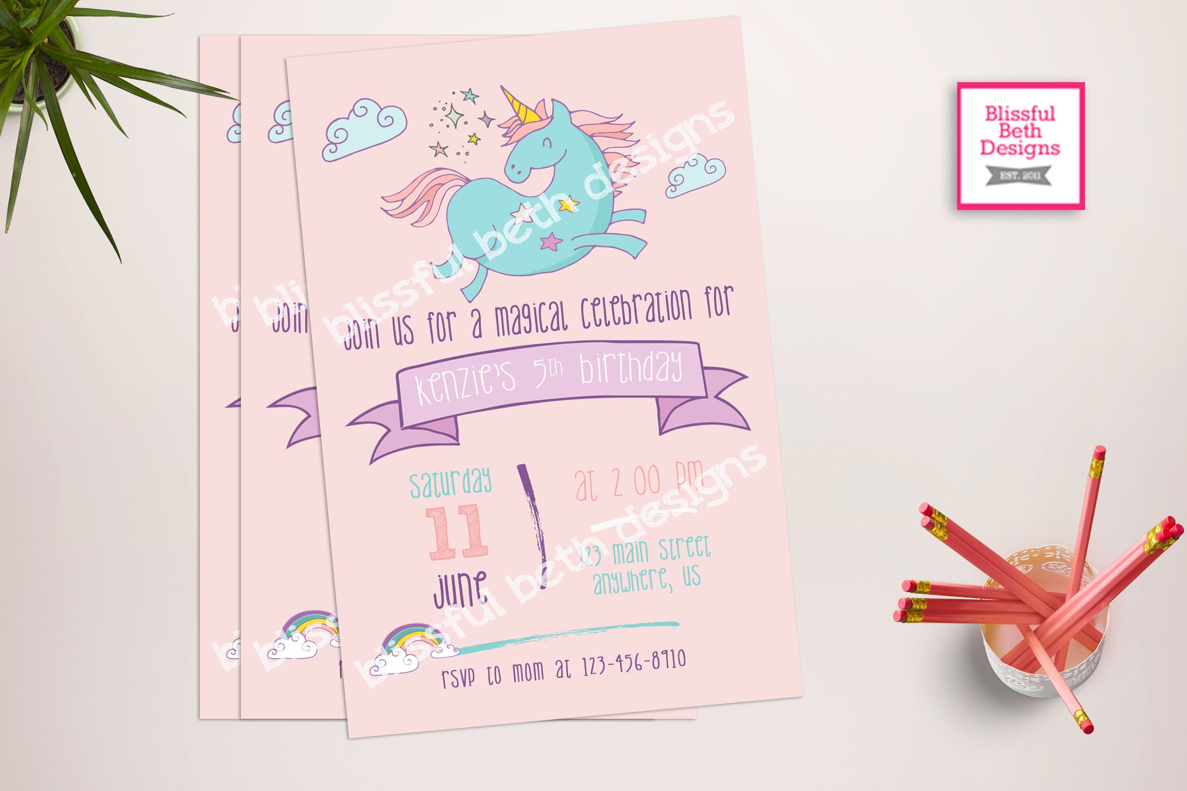 It's just a picture of Fan Printable Unicorn Invitations It's just a graphic of Fan Printable Unicorn Invitations