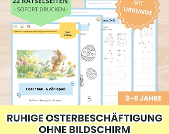 Oster Zahlenheft Kinder 3–6 | Zählen, Mengen & erste Rechenaufgaben | Vorschule PDF