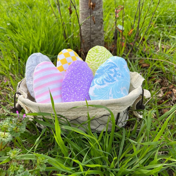 Fillable Fabric Easter Eggs