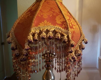 Antique Vintage 1920 Victorian Table Top Lamp Light Cast