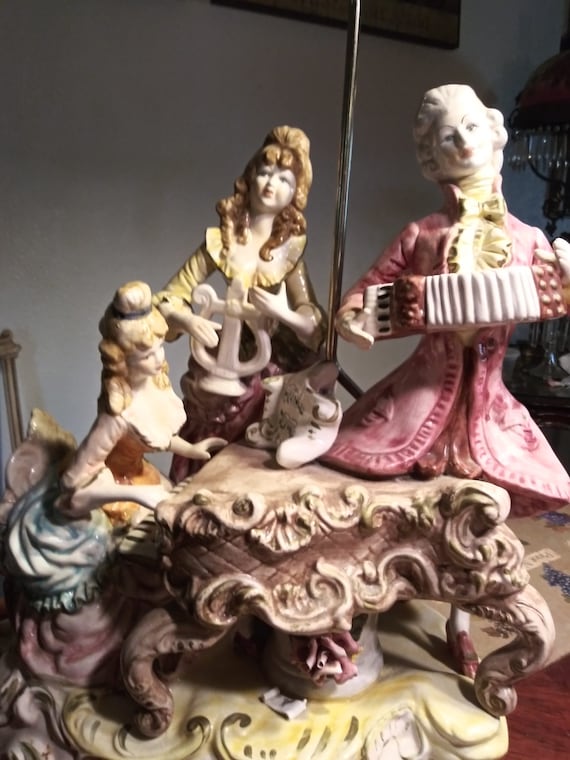 Azzolin brothers capodimonte lamp deals