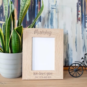 Personalised Photo Frame, Gift for Dad, First Fathers Day, Gift for Grandma, Nanny, Mom, Best Mum Gift, To Mummy, Mommy