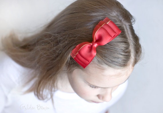 black royal blue Girls school 4cm wide soft stretch headbands,in red