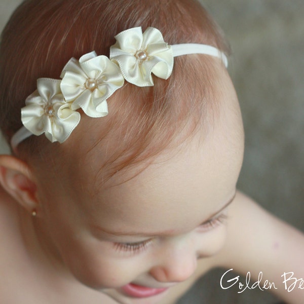Flower Girl Headband Etsy Australia