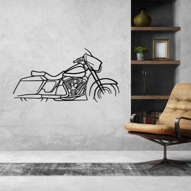 Harley Street Glide Silhouette Cutting Files for Laser, Plasma, CNC