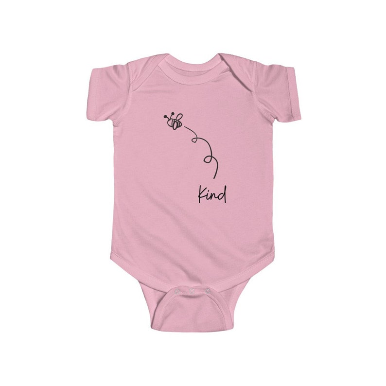 Pink Blue White Bee Onesie Be Kind Onesie Cute Baby Tee,Custom Bee Onesie Inspirational Baby Shirt Cute Infant BEE KIND ONESIE Bodysuit