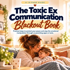Toxic Ex Communication Guide PDF, High Conflict Coparent, Text Boundaries, Emotional Abuse Support, Digital Download