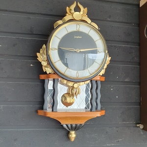 Junghans pendulum mechanic wall clock Unique