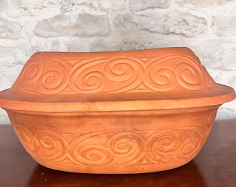 Schlemmertopf 833 Scheurich West Germany. Vintage Clay Crock