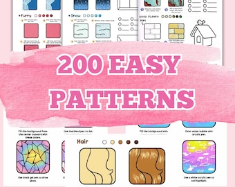 Alcohol Marker Practice Workbook – 200 Easy Patterns to Color, Beginner Friendly Coloring Pages (Ohuhu & Copic)