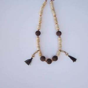 Tribal Bone Bead Necklace