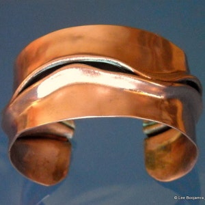 Copper Cuff Bracelet Wide