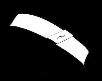 Modern Silver Cuff Bracelet