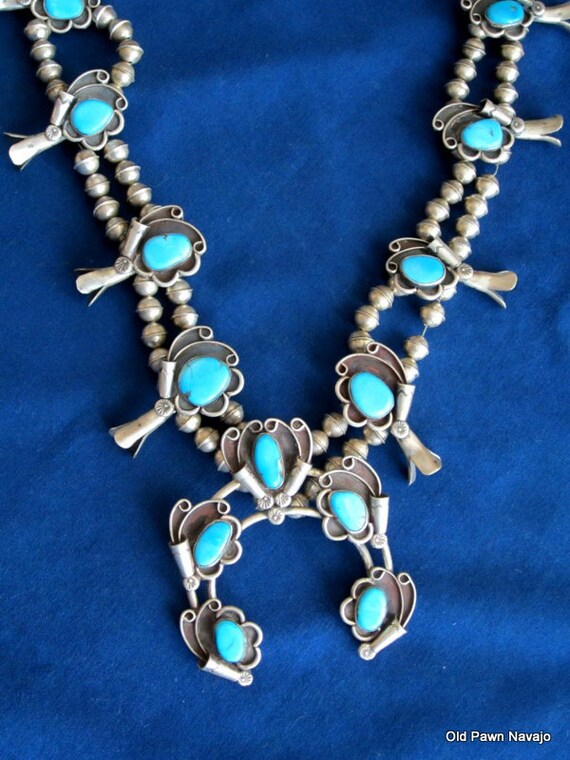 Navajo Squash Blossom Necklace Etsy Australia