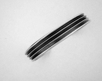 Modern Silver Cuff Bracelet