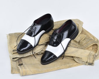 Vintage Tuxedo Oxford Shoes mens 11 by Gateway Formal Footwear