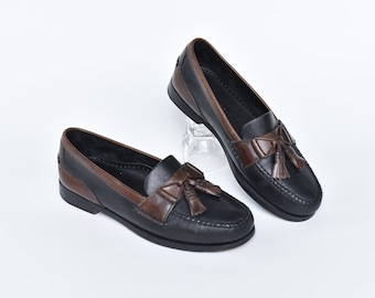Vintage Two Tone Loafers with Tassel Frill by Nordstrom mens 8 1/2