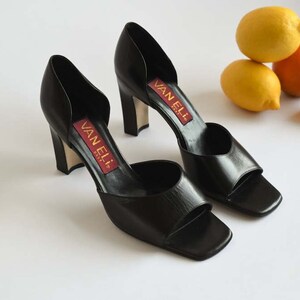 Womens Pumps Vans Shoes Leather Etsy