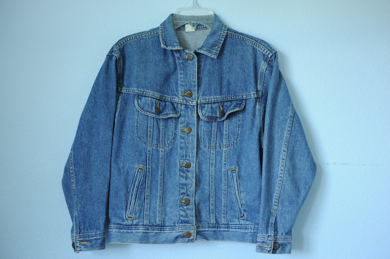 Made in USA Vintage Lee Riders Denim Jacket Womens size Small ITEM635
