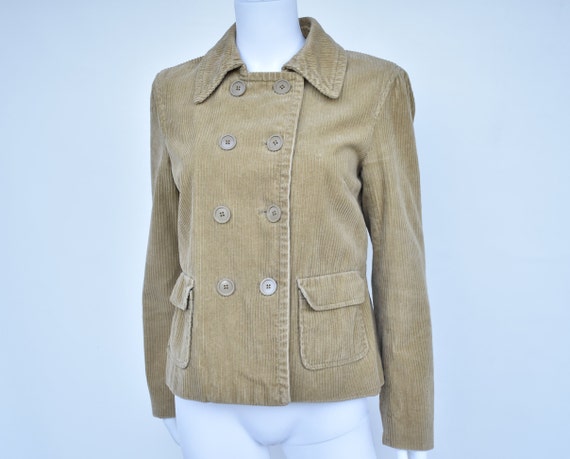 Vintage Gap Corduroy Double Breasted Chore Jacket… - image 6