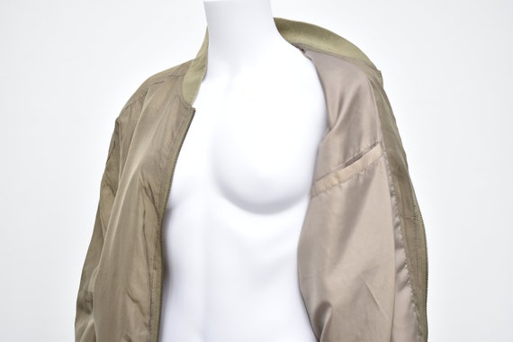Vintage 100% Silk Bomber Style Jacket by Robert S… - image 5