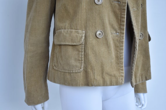 Vintage Gap Corduroy Double Breasted Chore Jacket… - image 7