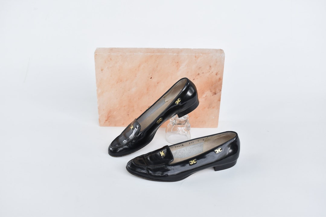 小物 vintage made in italy feragamo cashmere Salvatore Ferragamo Espresso Calf Croco Print Shoes Made in
