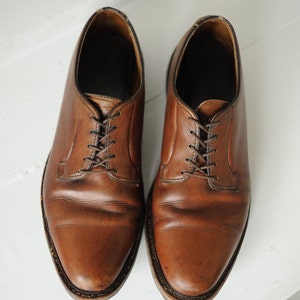 Vintage Florsheim Imperial Brown Leather Oxford Shoes Made in - Etsy