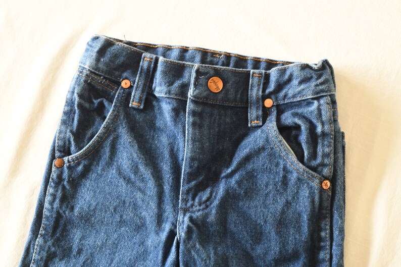 Vintage Wrangler Dark Blue Denim Pants Size 2T Regular ITEM G-202