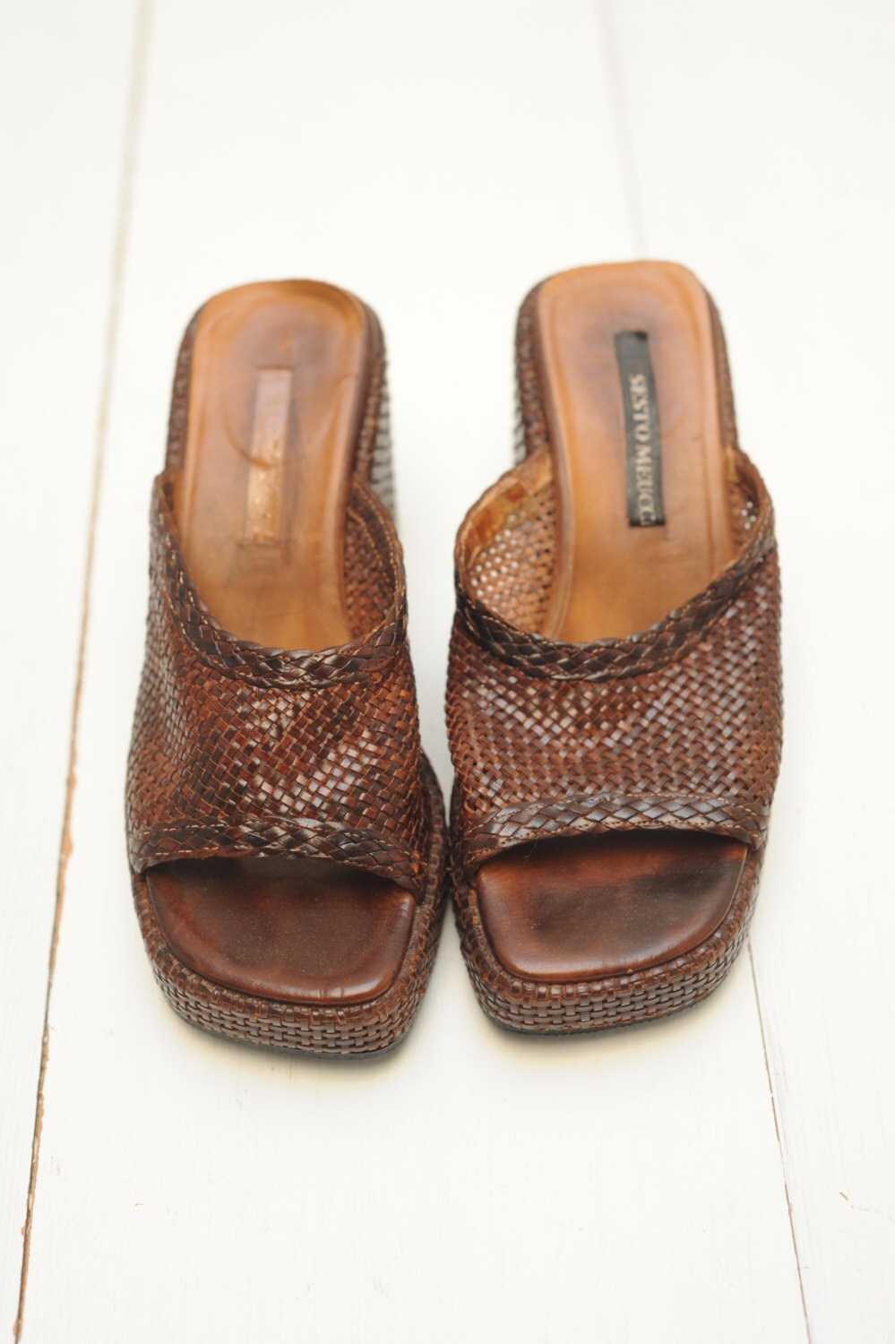 sesto meucci woven sandals