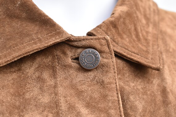Vintage Eddie Bauer Suede Leather Button Up Vest … - image 8