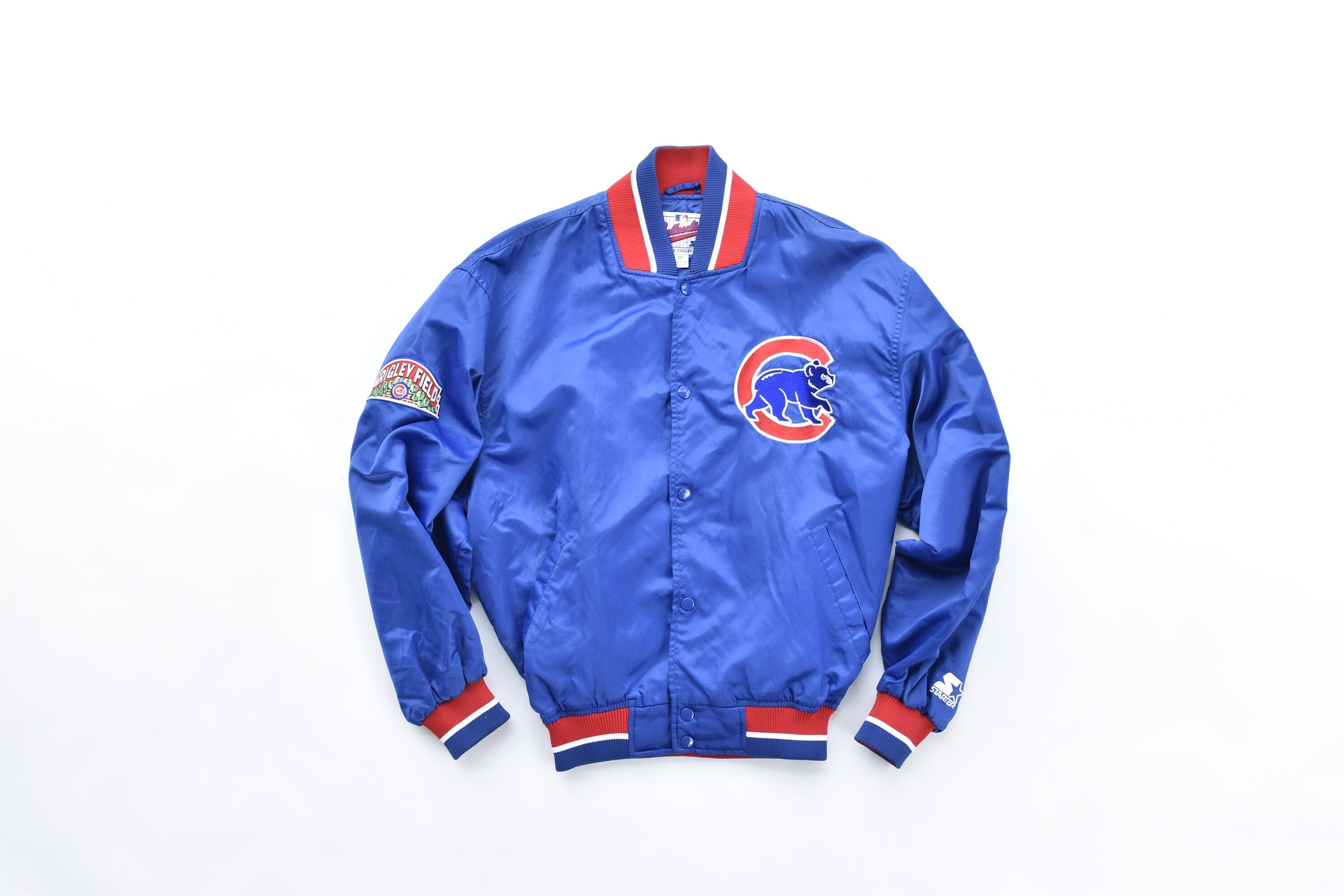 Vintage Starter Cubs Satin Bomber Jacket Size M Item#z158 - Etsy
