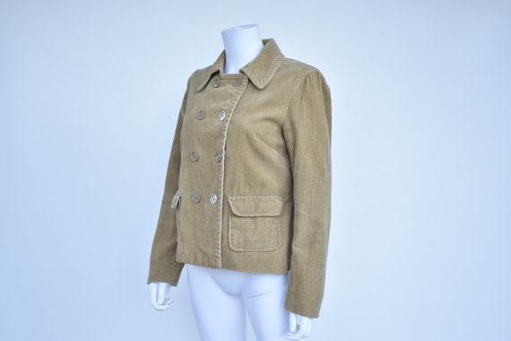 Vintage Gap Corduroy Double Breasted Chore Jacket… - image 3